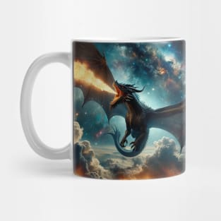 Celestial Blaze: Sovereign of the Starry Deep Mug